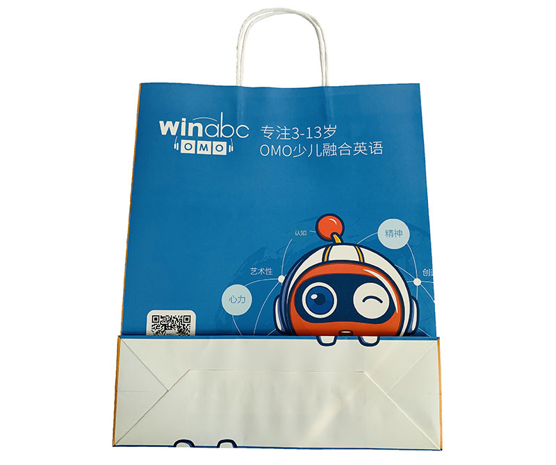 02-印蓝色白牛皮纸手提袋-01